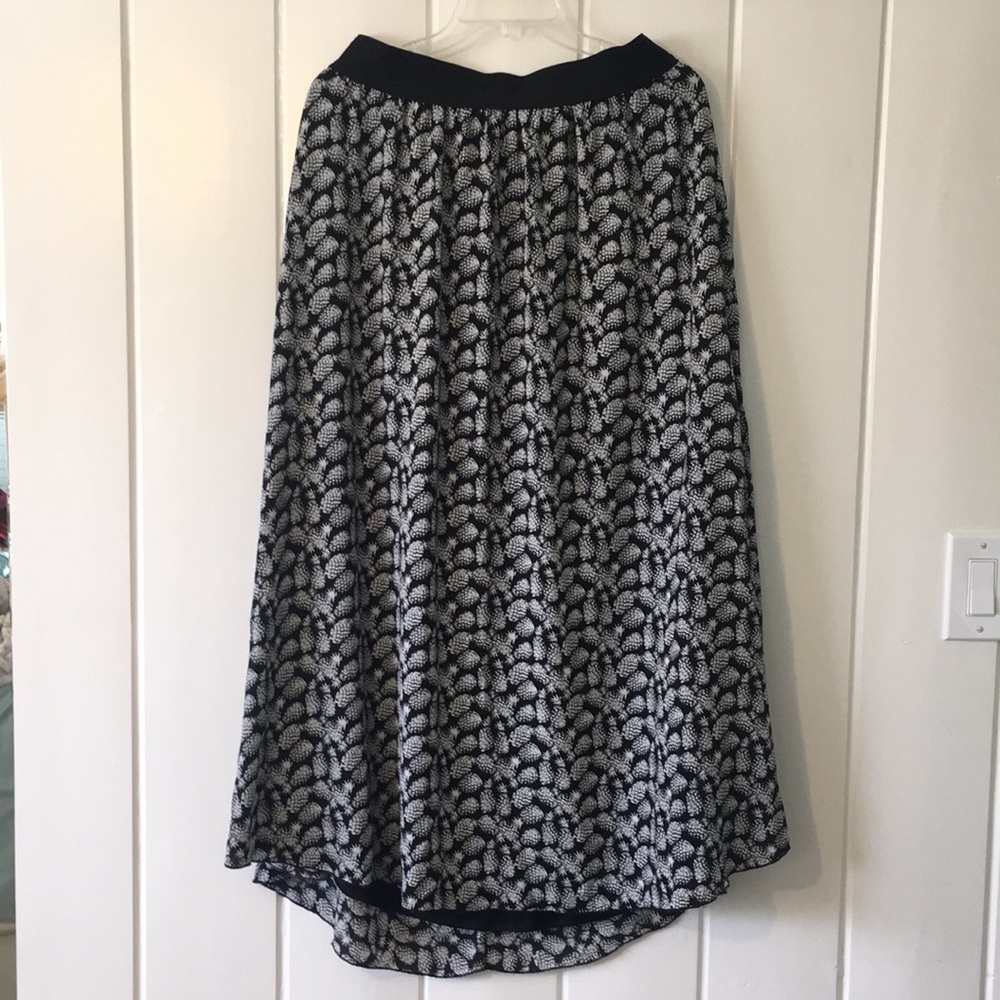 Lularoe pineapple skirt